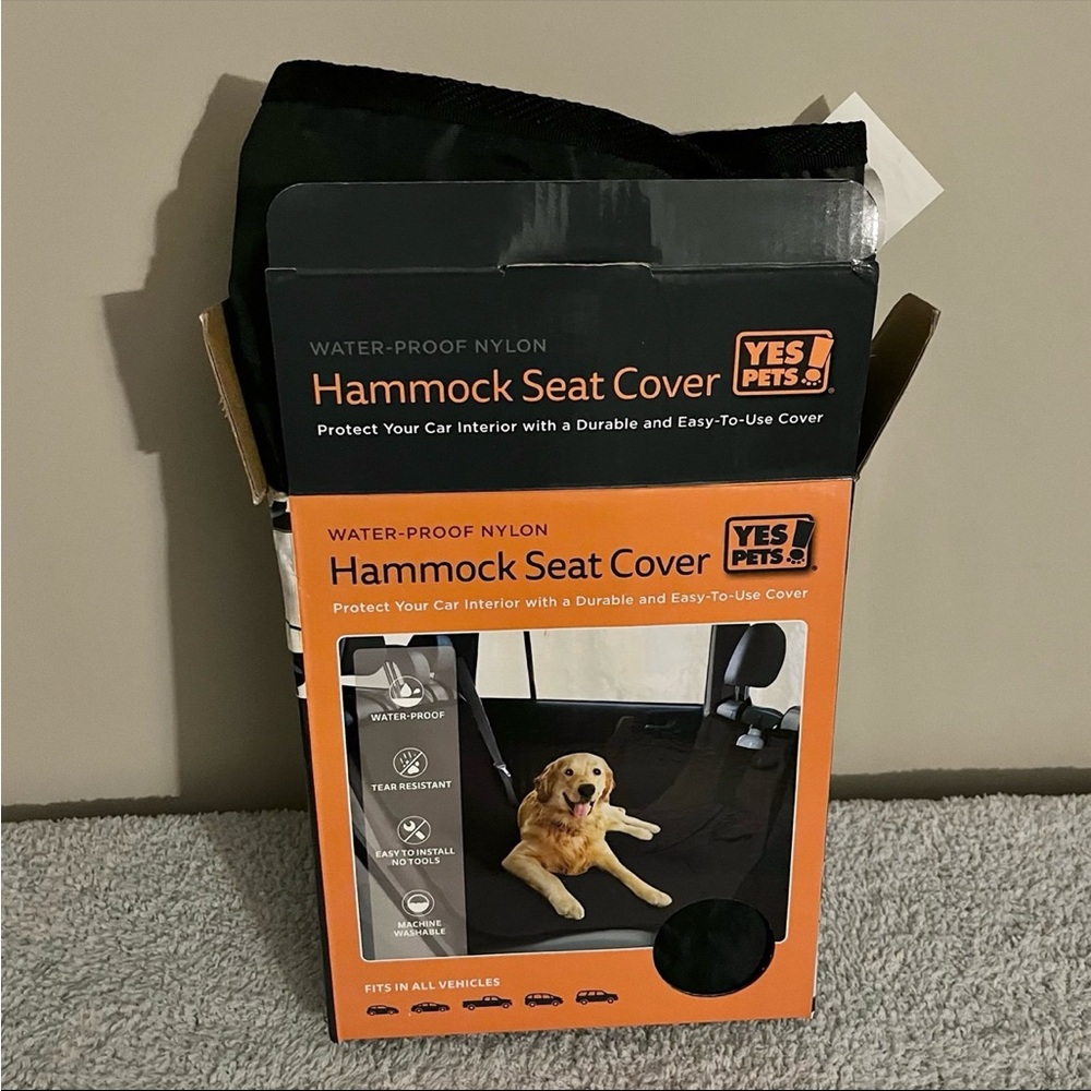❄️5/$20 Yes Pets Oxford Hammock Style Water-Proof Pet Car Seat Cover